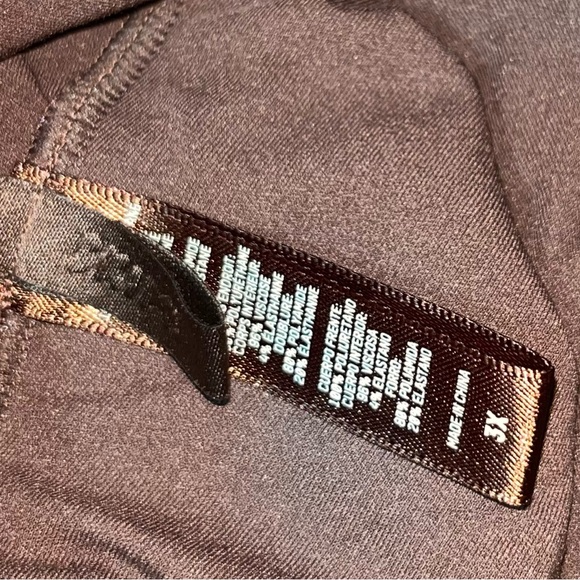 Skims Faux Leather Bralette in Jasper - Picture 6 of 10